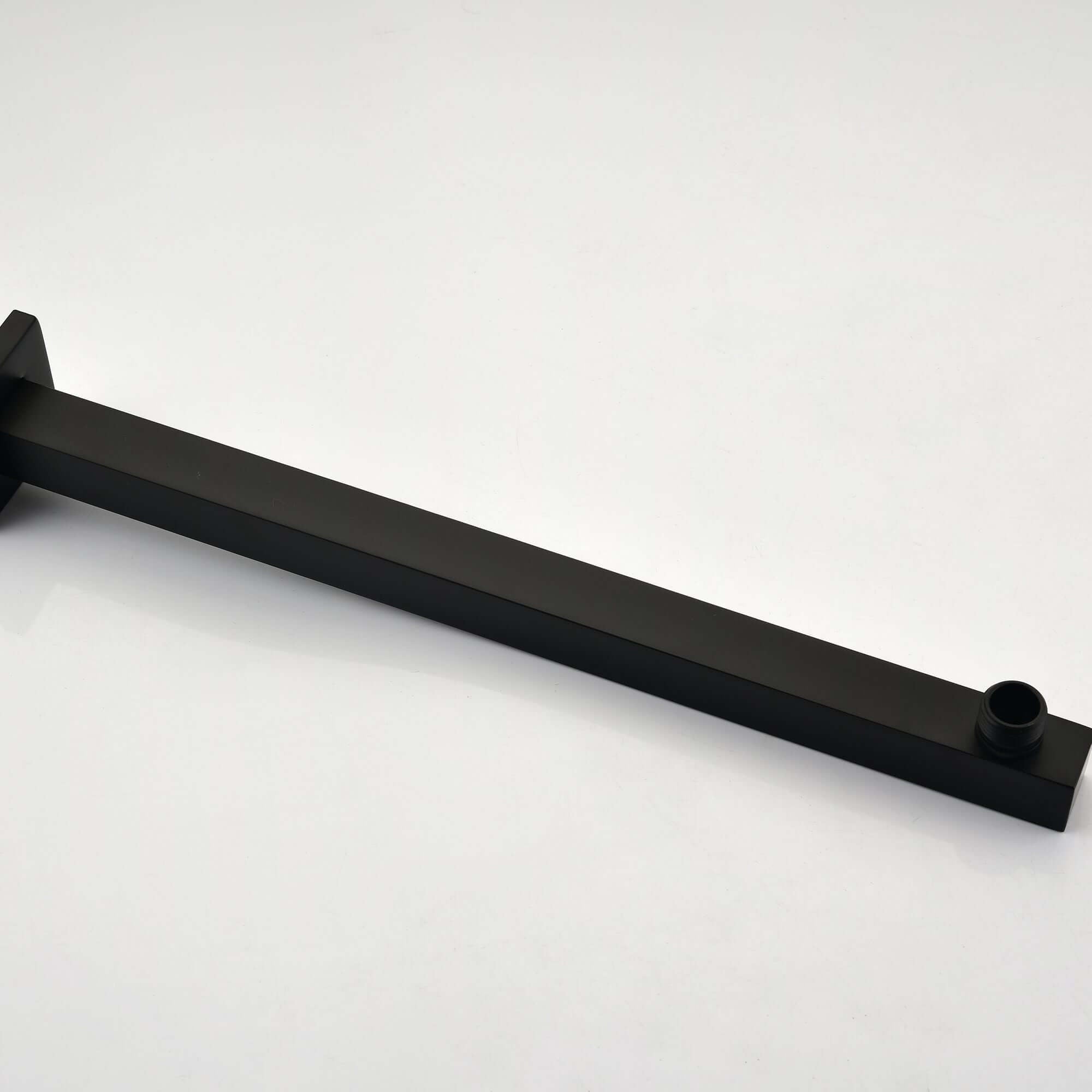 Nestivora Matte Black Shower System - Sleek & Stylish Design, featuring a luxurious black shower arm.