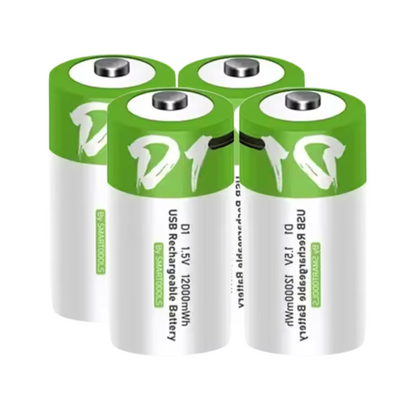 Rechargeable D battery