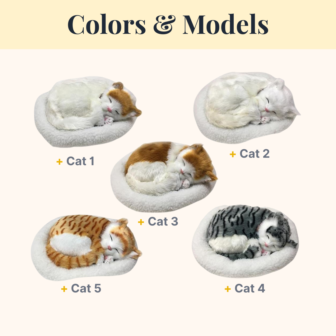 Breathing Cat Decorative Desk Companion