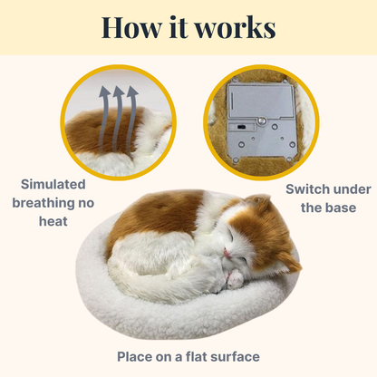 Breathing Cat Decorative Desk Companion