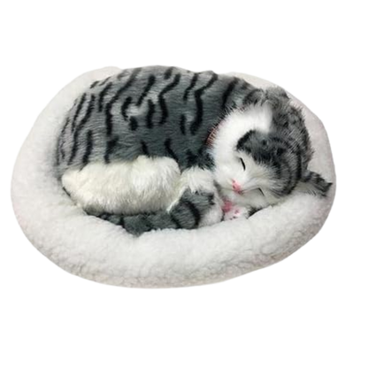 Breathing Cat Decorative Desk Companion